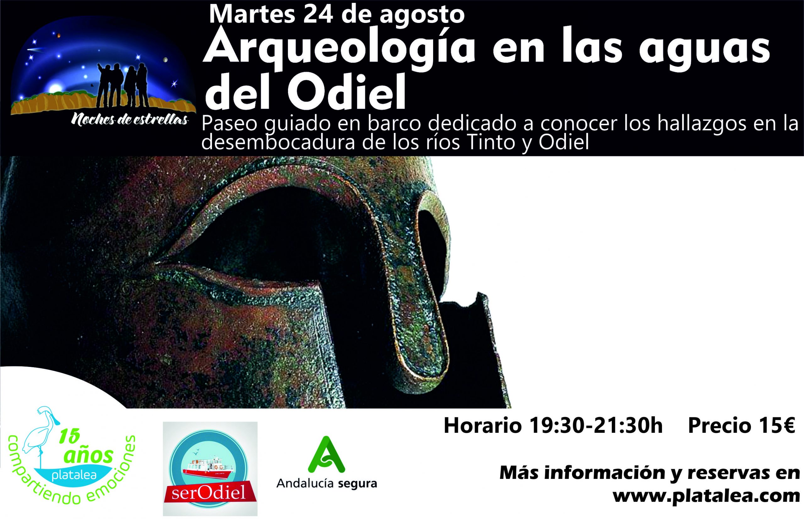 ruta en barco por la ría de Huelva arqueología en las aguas del Odiel